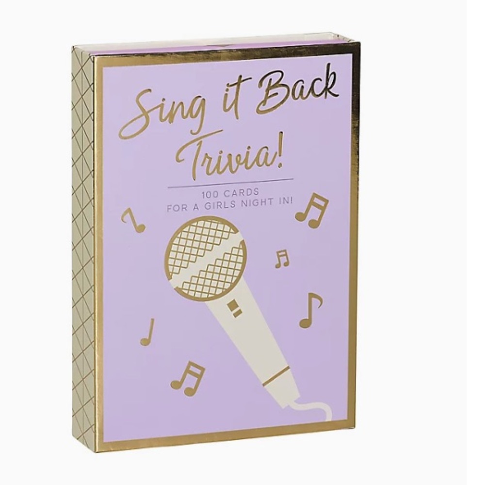 NWOT Sing It Back Trivia! Girls Night In Game!